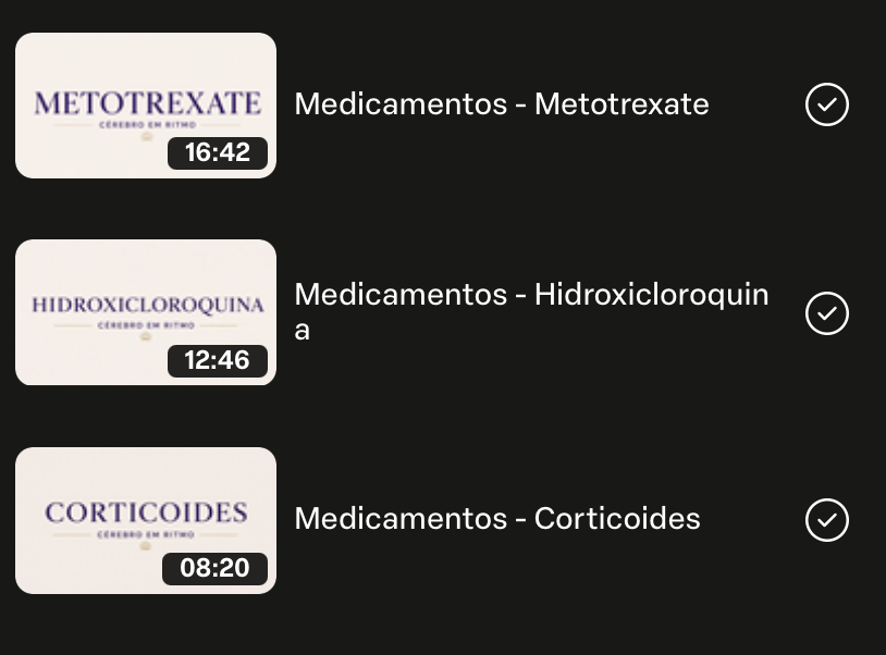 Aulas de Medicamentos